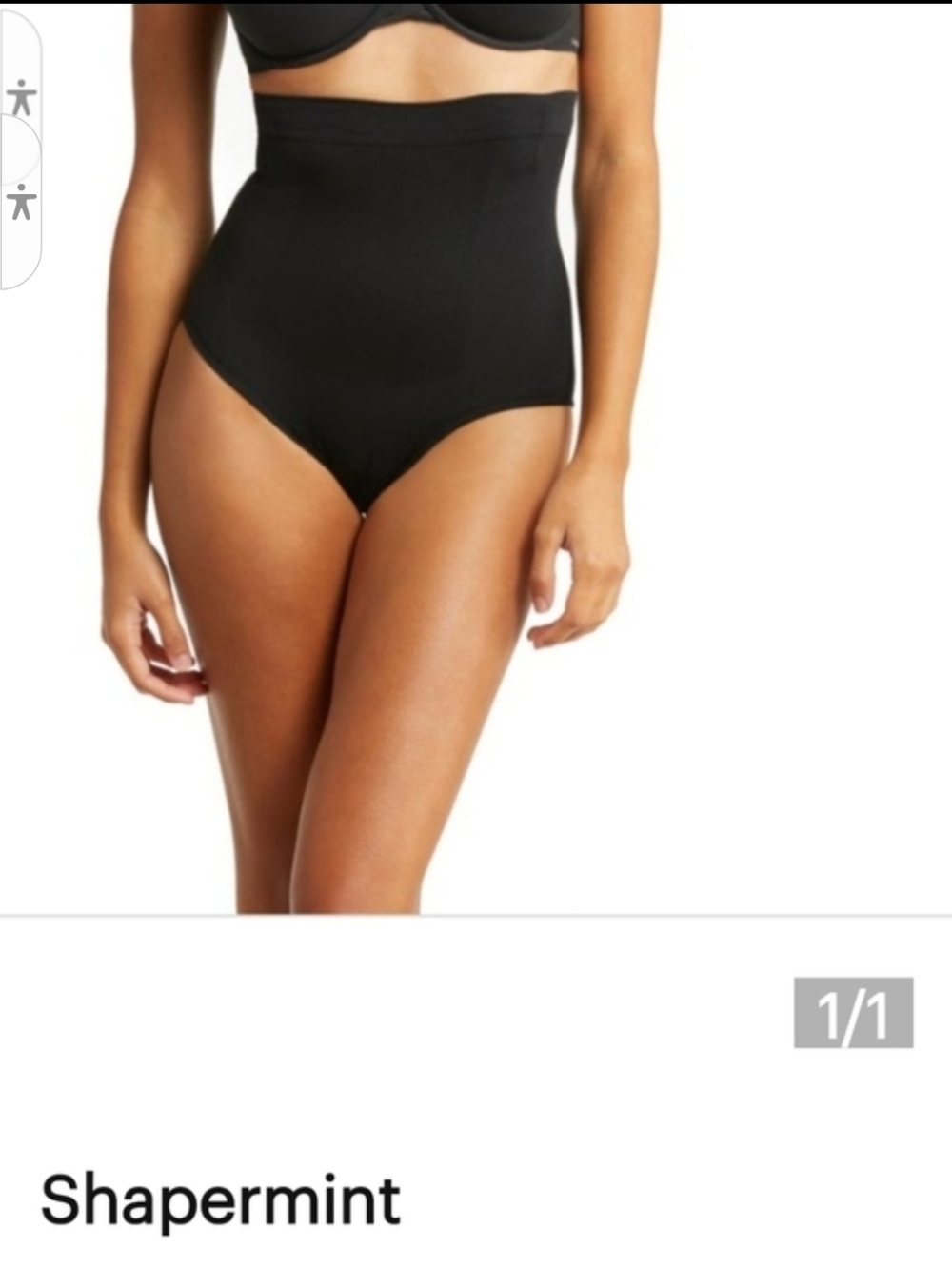 SALE! Shapermint Black High-Waist Shapewear Briefs
